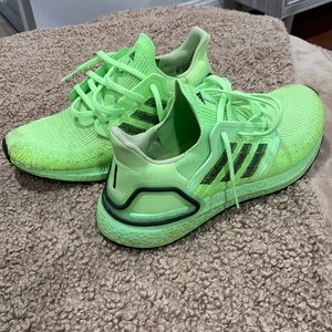 MENS Adidas 9.5 Boost Prime Blue neon green